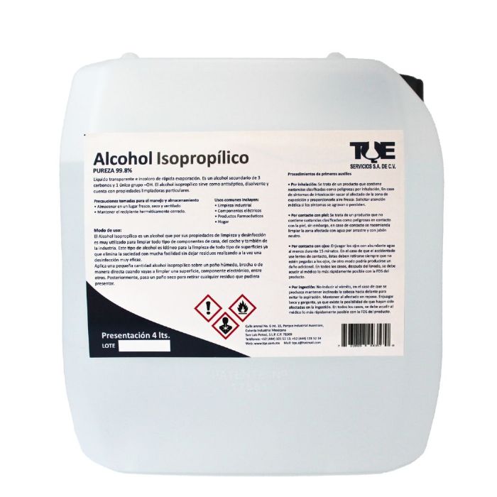 Alcohol Isopropílico